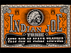 Indian Joe Tonic box, 1941